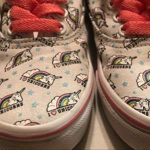 I ❤️ Unicorns Vans (Used NO Box) 13c